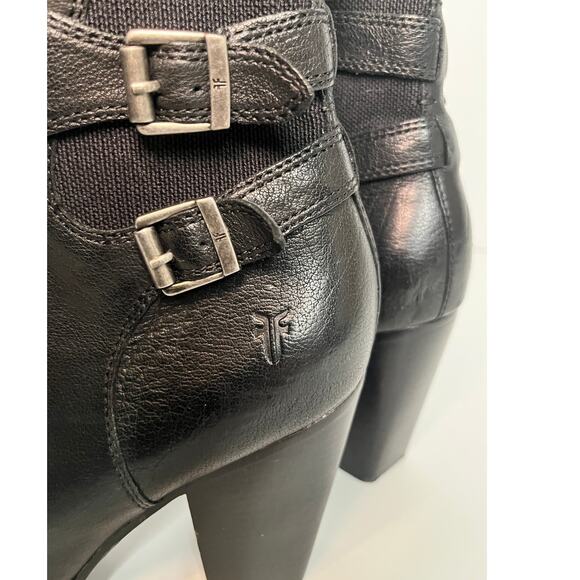 Frye Patty Gore Ankle Boot with Straps Size 9 - Picture 5 of 7